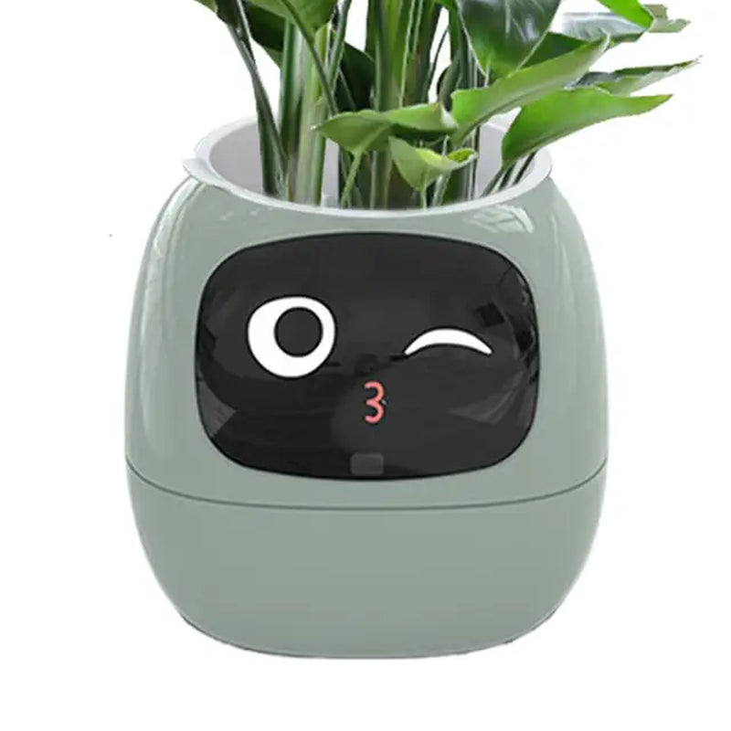 Smart Planter Pot Intelligent Flower Pot Adorable Plant Companion for Indoor Decoration Make Raising Plants Easy and Fun Plant