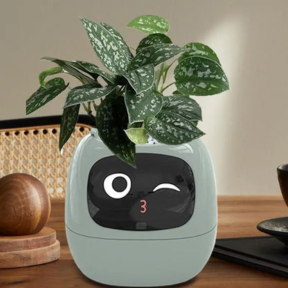 Smart Planter Pot Intelligent Flower Pot Adorable Plant Companion for Indoor Decoration Make Raising Plants Easy and Fun Plant