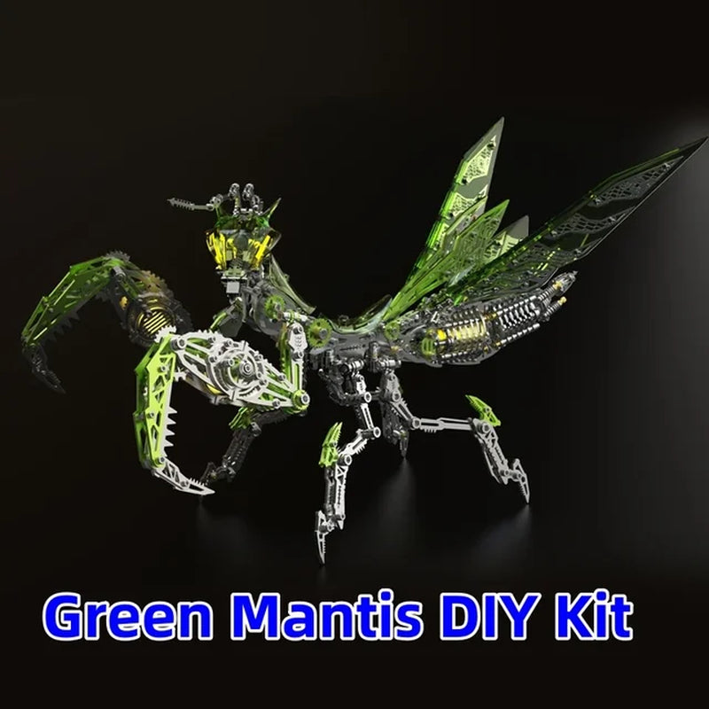 Mechanical Mantis Metal Model Kits  for Adults Kids - 1000+PCS