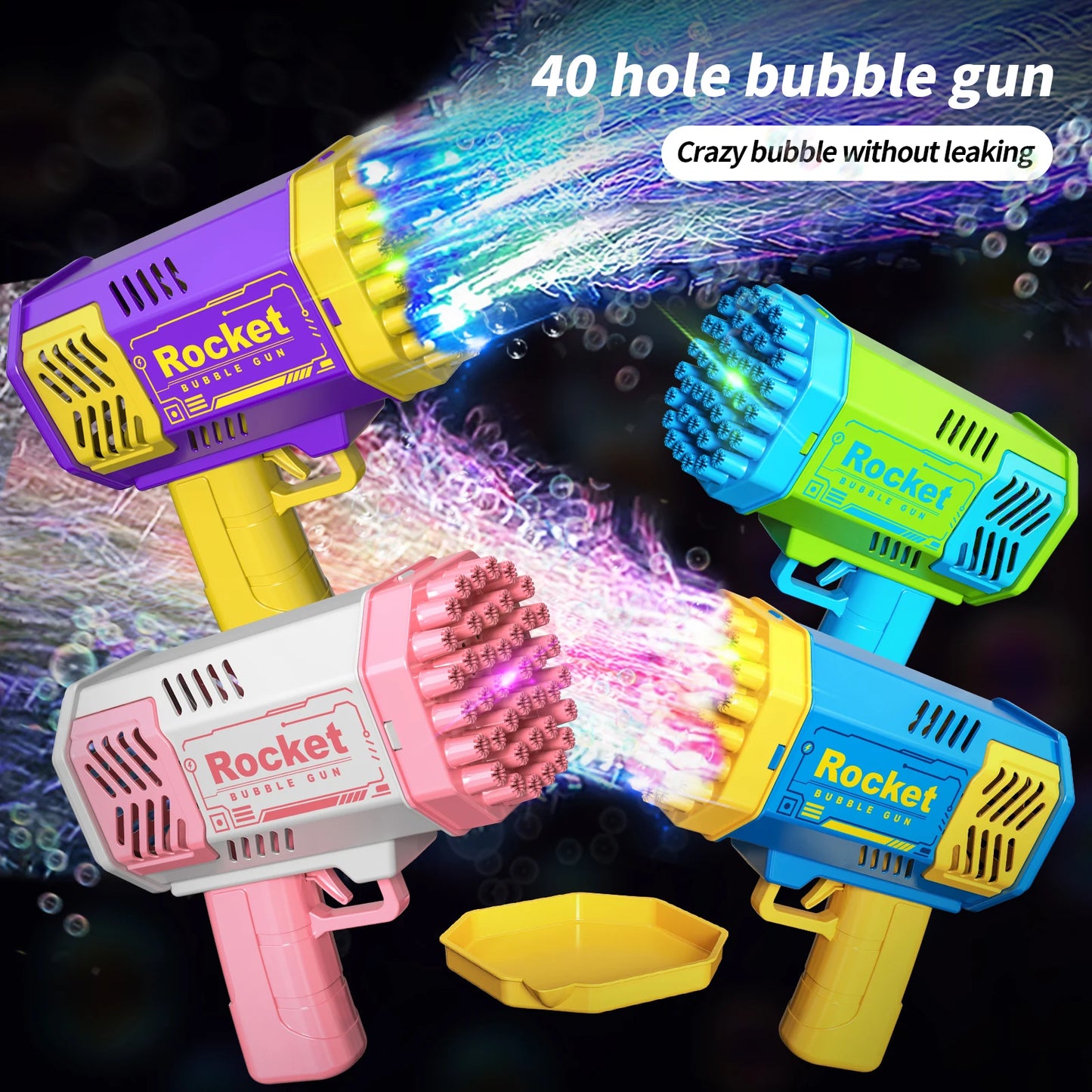 Bubble Rocket Launcher 40 Holes