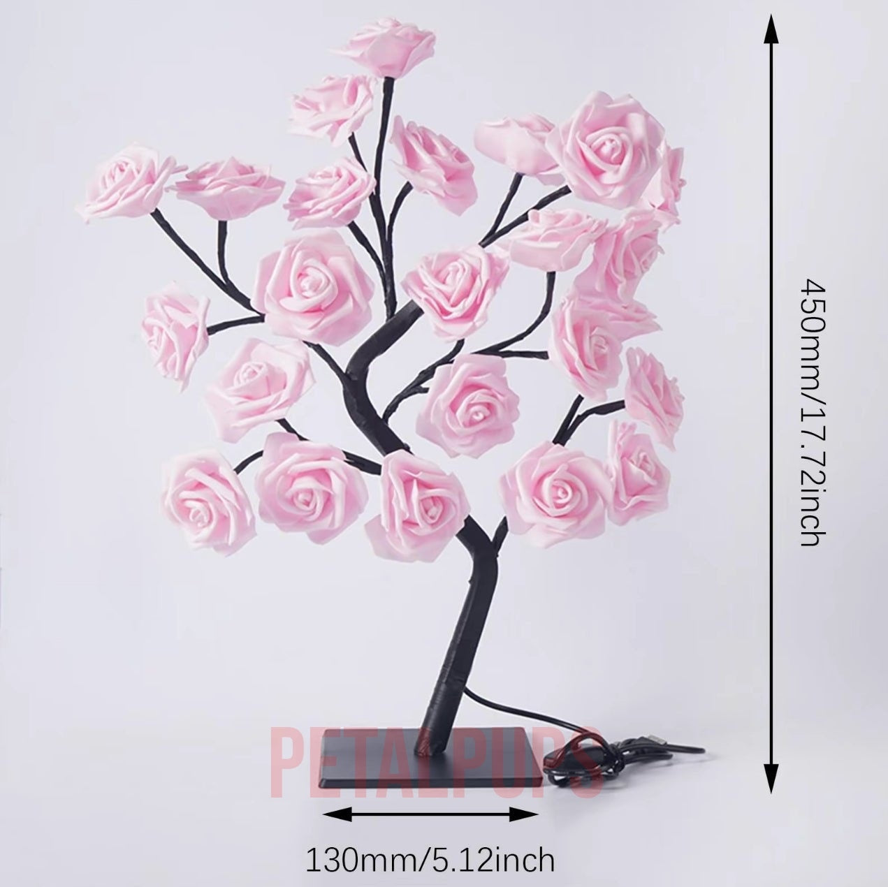 Rose tree- 1pc- USB Powered Table Lamp Decor