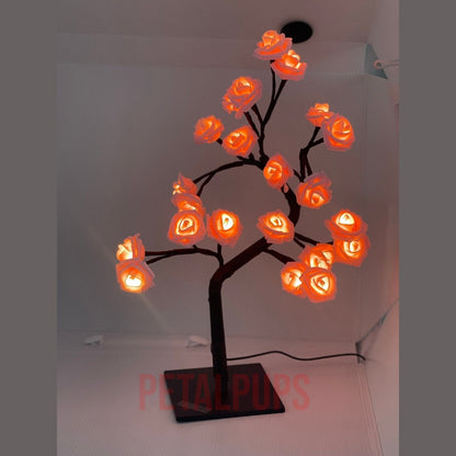 Rose tree- 1pc- USB Powered Table Lamp Decor