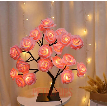 Rose tree- 1pc- USB Powered Table Lamp Decor