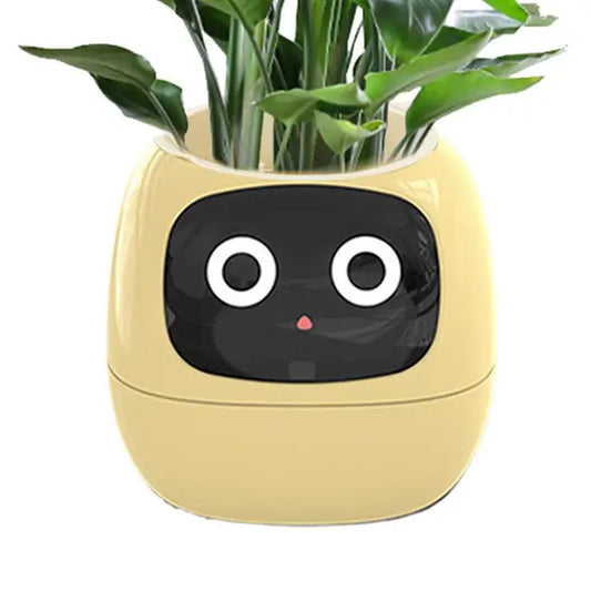 Smart Planter Pot Intelligent Flower Pot Adorable Plant Companion for Indoor Decoration Make Raising Plants Easy and Fun Plant