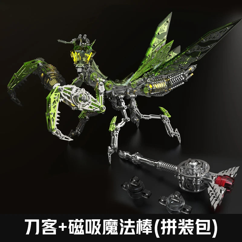 Mechanical Mantis Metal Model Kits  for Adults Kids - 1000+PCS