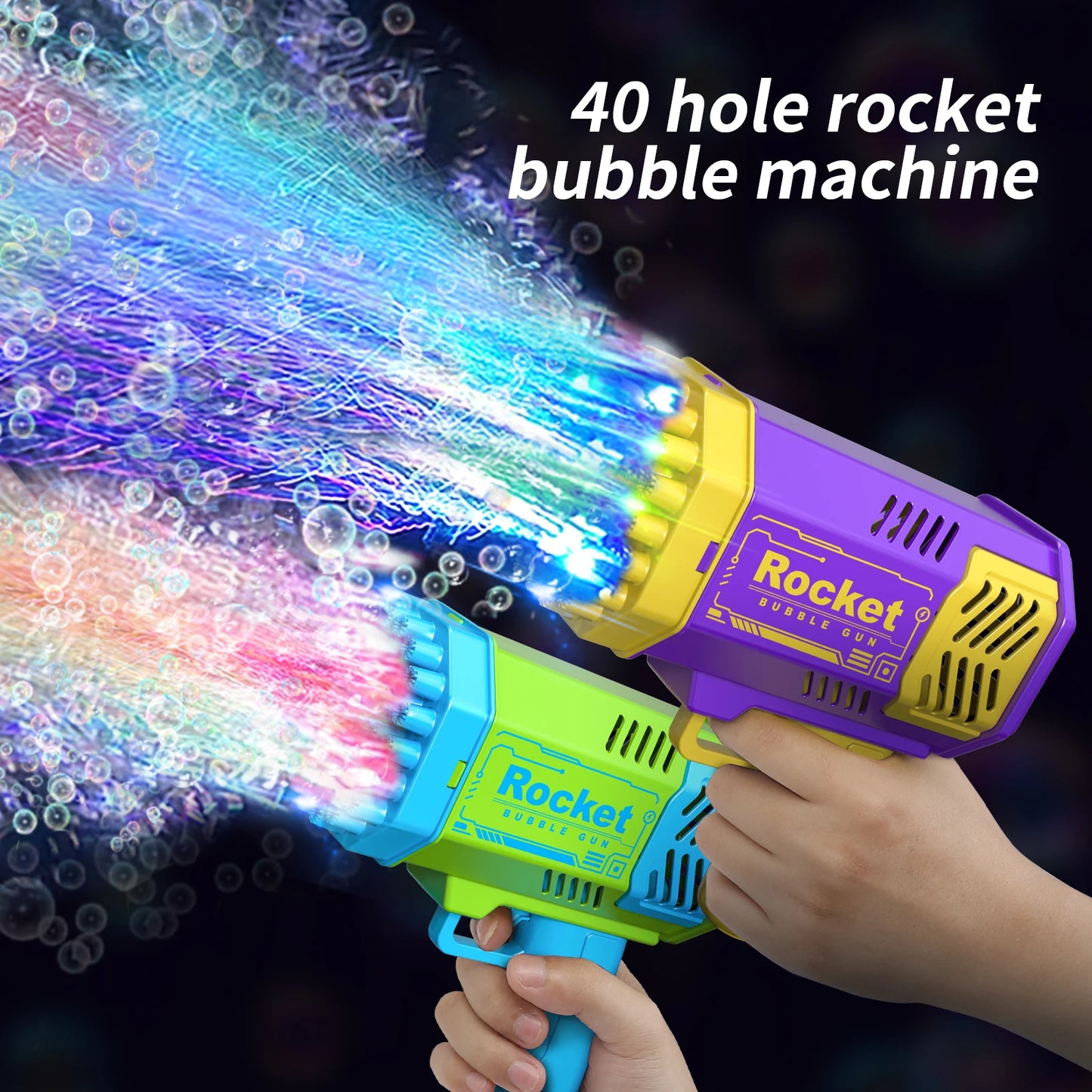 Bubble Rocket Launcher 40 Holes